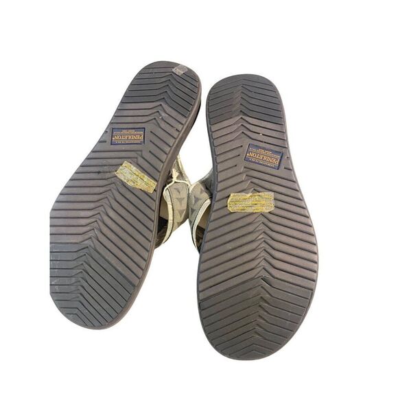 Pendleton Cannon Mens Beach Sandal Flip Flop Thong Steel Grey Size12 - Picture 4 of 4